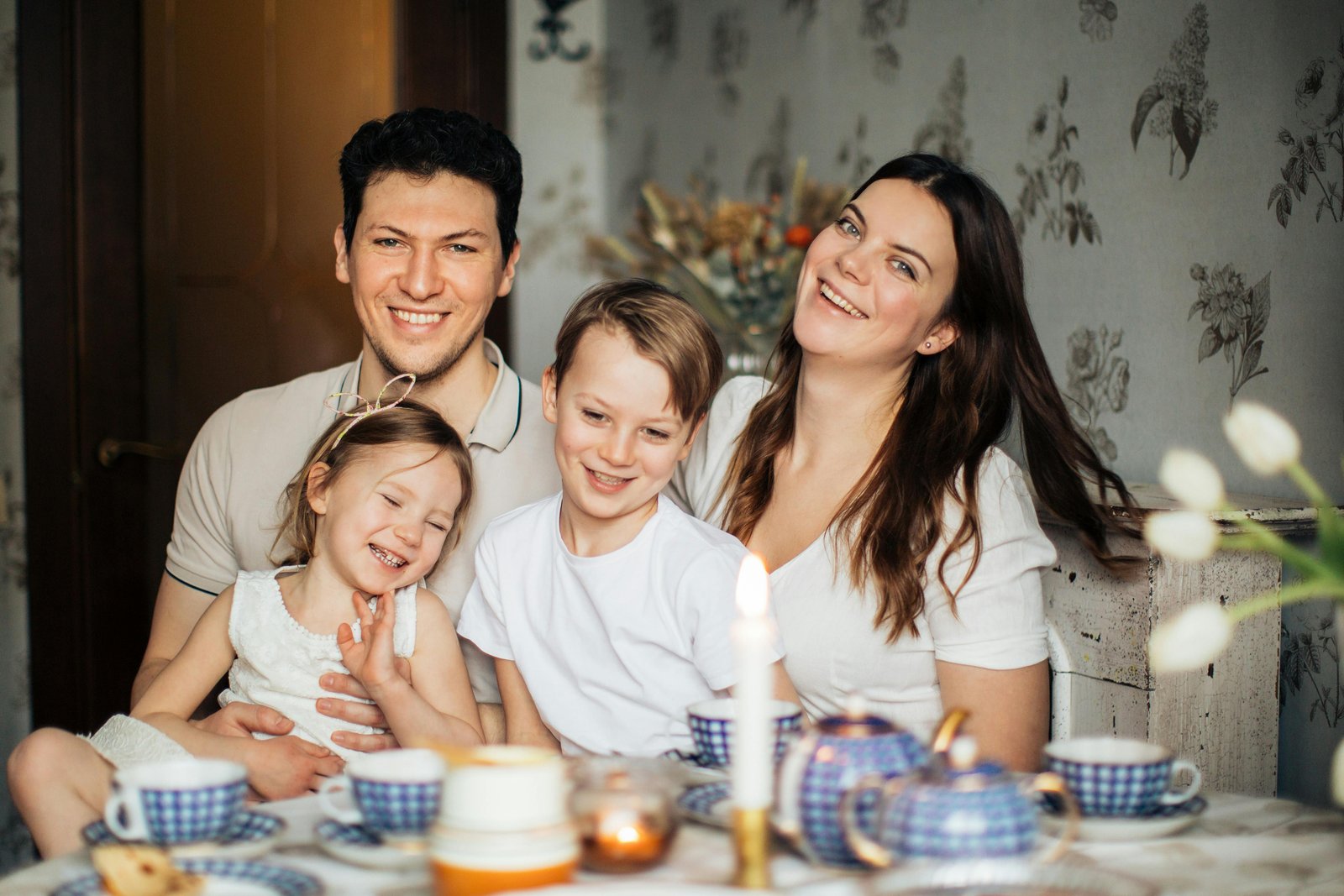 Lina and her kids